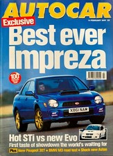 AUTOCAR MAGAZINE 14-FEB-01 -