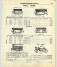 1917 PAPER AD Pioneer Red Blue