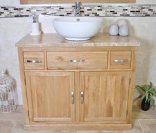 Bathroom Vanity Unit Oak