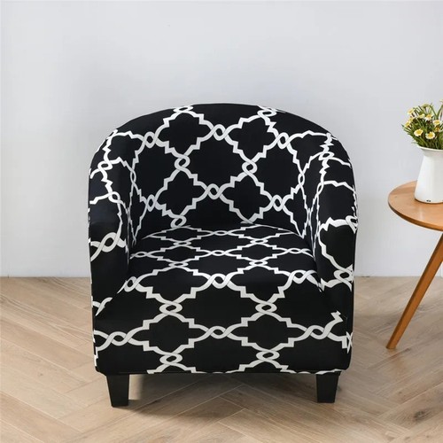 Floral club tub chair cover - floral,