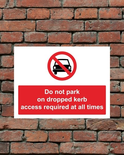 Parking dropped kerb - no, access