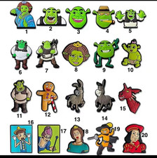 Sherk Shoe Charms for Croc