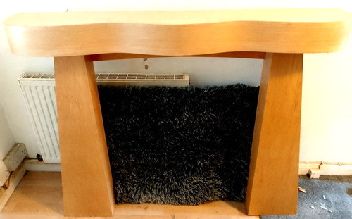 Large wooden fire surround - large,
