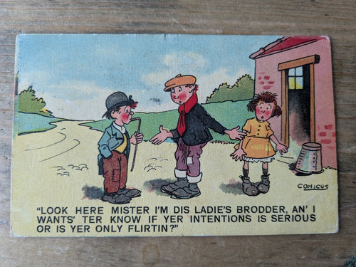 Antique 1913 scottish comic - scottish,