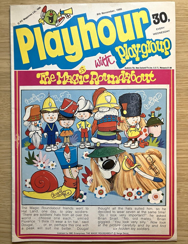 Playhour comic book - comic, (1986)