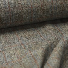 UK 100% Wool Tweed Fabric