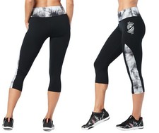 STRONG by Zumba - Squat Sync Sweat Capri Leggings - Bold Black ~ size XS ~ New!