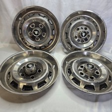 Vintage Jaguar XJ6 Wheel Hub Caps Trims 16" X4