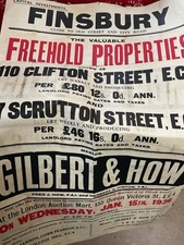 Rare Antique Original FINSBURY
