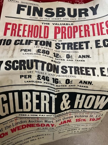 Rare antique original finsbury - rare,