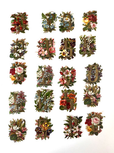 Victorian die cut scraps - victorian,