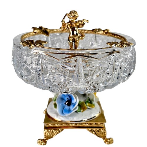 Vtg baroque regency crystal - baroque,