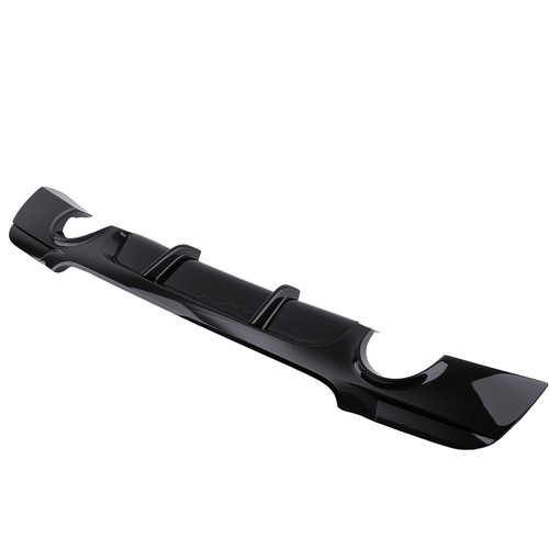 Black rear bumper - black, led