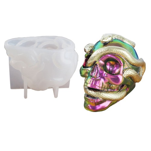 Skull for head snake - skull, silicone