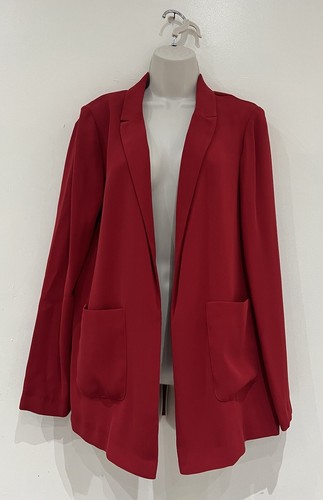 Topshop women red open - women's, front