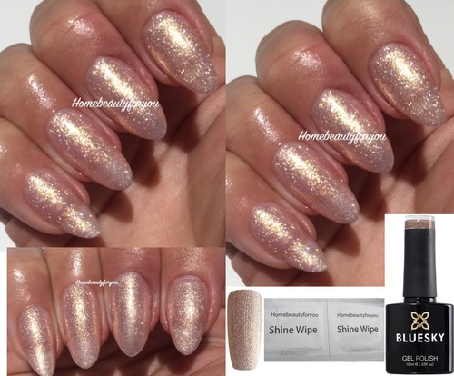 Bluesky gel nail - polish, gold