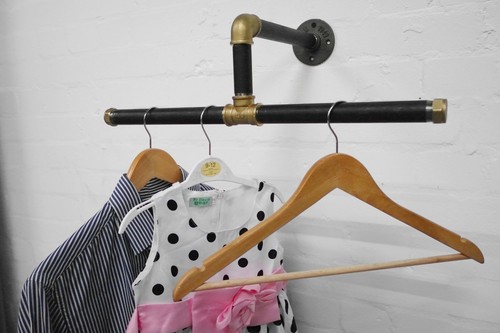 Clothes rail rack heavy - clothes, duty