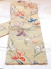 GENUINE Traditional Japanese Vintage Kimono Obi Belt Rokutsu Nishiki Brocade