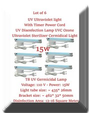 Lot of 6 xUV Germicidal Lamp