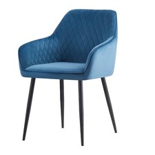 1/2 X Dining Chairs Velvet Set
