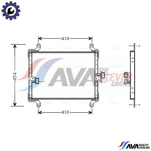 Condenser air conditioning - condenser,
