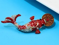 Vintage Style Crystal Koi Carp