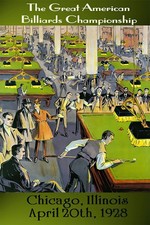 360972 Billiards Championship Pool Table Chicago Art Decor Print Poster