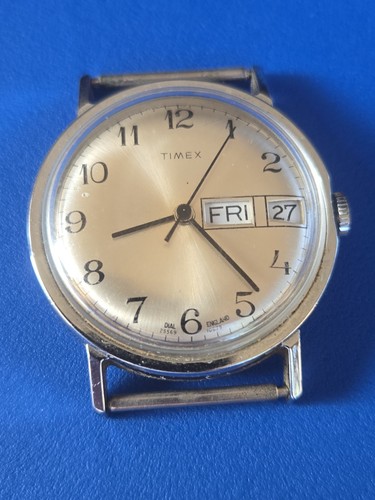 1979 timex 4mm silvertone - 1979, 34.4mm