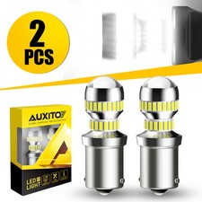 2x 1156 White LED Bulbs 6000K