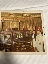 Vintage color photo gambling - color,