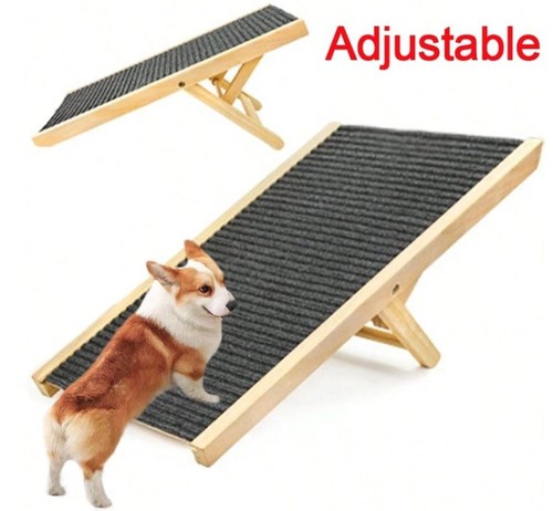Adjustable dog ramp non - dog,