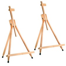 2x Wooden Table Top Tripod Easel 790mm Artist Painting Folding Display Stand B38