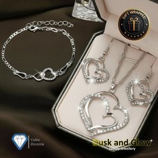 Women Silver Jewelry Gift Set