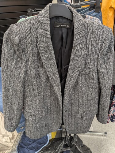 Zara woman smart grey blazer - woman,