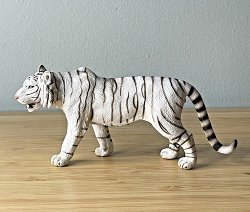 Schleich white siberian tiger - white,