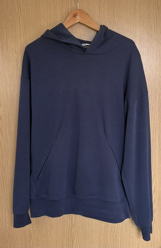 Zara mens navy pullover hoodie - pullover,