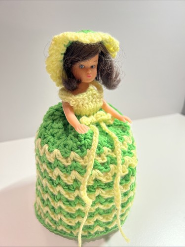 Vintage doll toilet paper roll - doll,