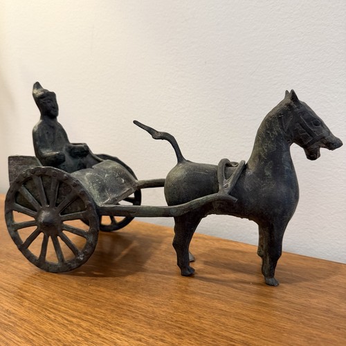 Antique chinese bronze horse - chinese, &