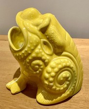 Antique Grotesque Toad Or Frog Spoon Warmer In The Burmantofts Style c1900s