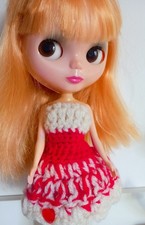 dress for tangkou, dress for Blythe,  crochet accessfor bjd