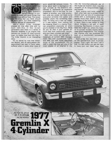 1977 amc gremlin litre - amc, 2