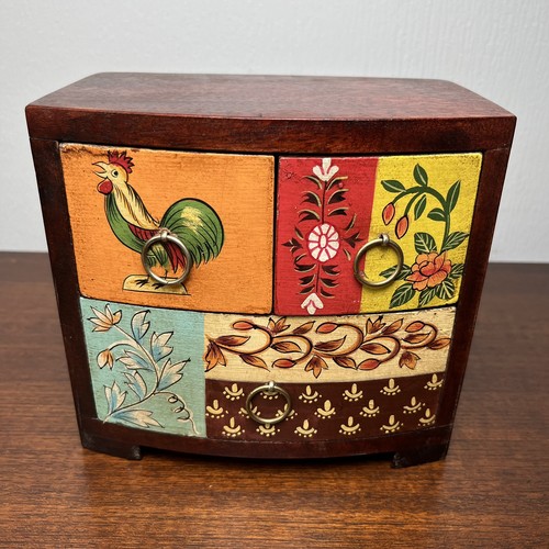 Hand painted wooden wood - painted,
