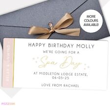 Personalised Spa Day Voucher - Gift Idea For Birthday, Anniversary, Christmas