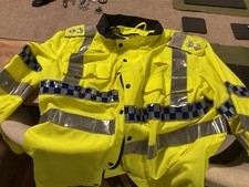 EX MERSEYSIDE POLICE TRAFFIC CHIEF SUPERINTENDENT HI VIZ YELLOW JACKET OBSOLETE