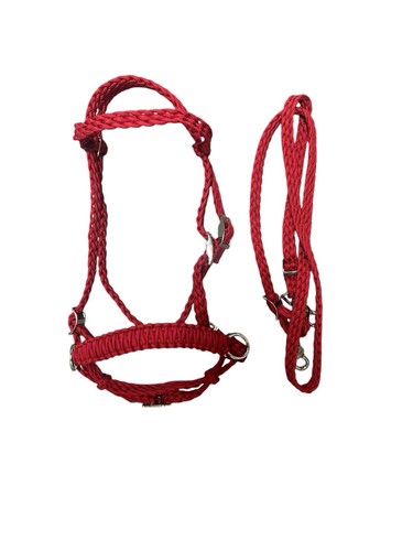 Pony bitless bridle with side - bridle,