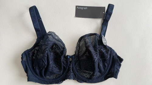 Autograph navy swiss - bn, m&s