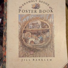 Brambly Hedge Poster Book - Jill Barkley. Vintage poster book 1991