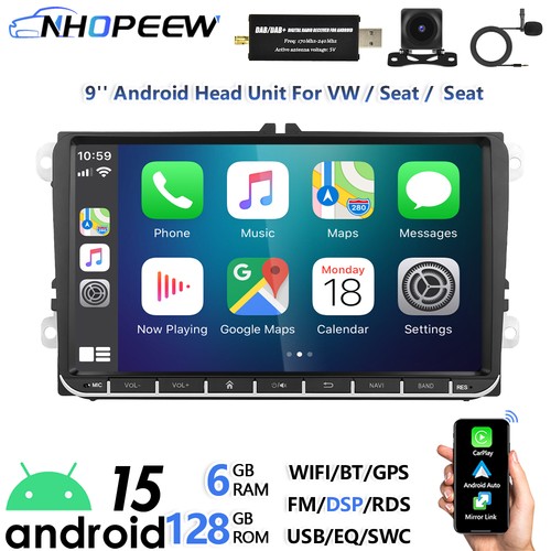 Dab android carplay car - dab+,