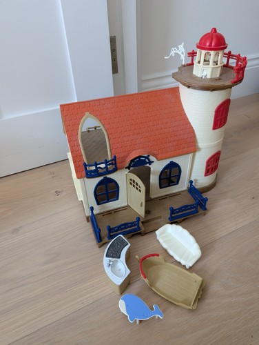 Sylvanian family light house - sylvanian,
