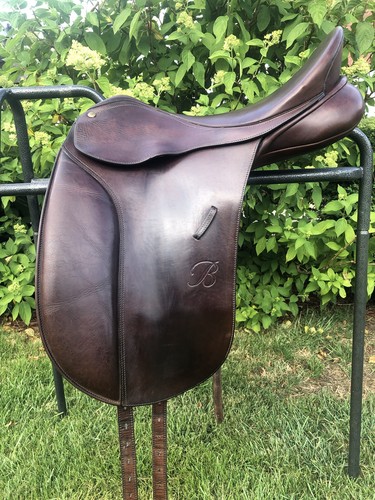 Bates dressage saddle brown - dressage,